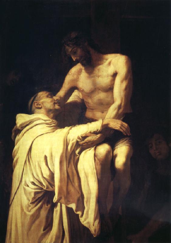 RIBALTA, Francisco Christ Embracing St.Bernard Sweden oil painting art